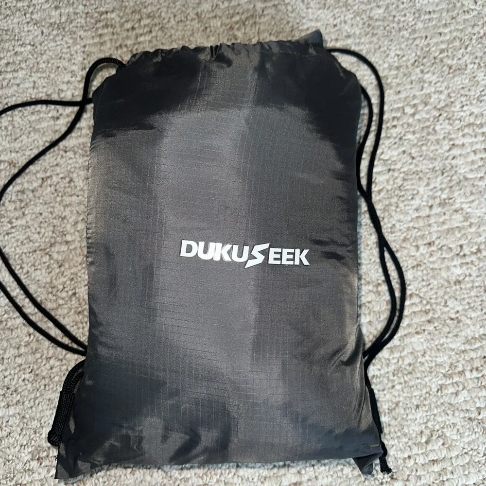 DUKUSEEK Outdoor Waterproof Stadium Blanket with Hood, Windproof Camping Blan...